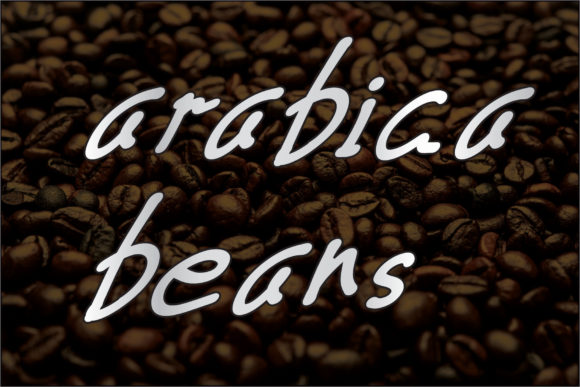 Arabica Beans: A Font That Captures the Essence of Coffee and Creativity