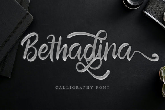Bethadina: A Modern Script Font That Elevates Design with Style and Versatility