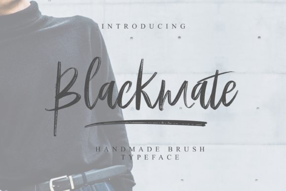 Blackmate: A Handwritten Script Font for Creative Projects