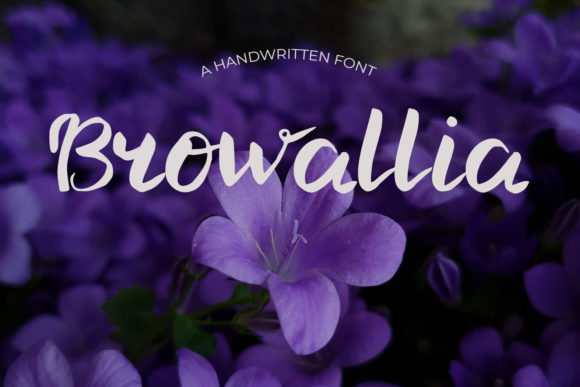 Browallia: A Delicate Handwritten Font for Romantic and Personalized Designs