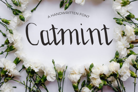 Catmint: A Delicate and Elegant Handwritten Font for Stunning Designs
