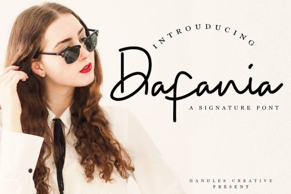 Dafania: A Modern Handwritten Font for Creative Expression