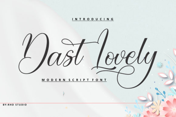 Dast Lovely Font: A Graceful Handwritten Style