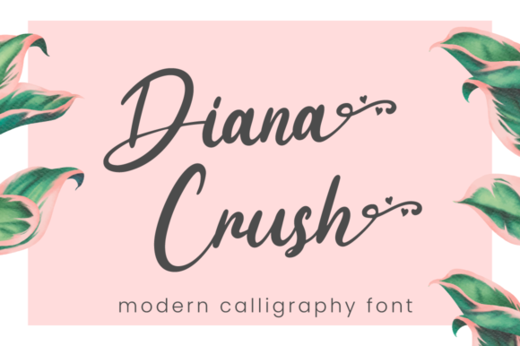 Diana Crush: A Delicate and Versatile Handwritten Font for Stunning Designs