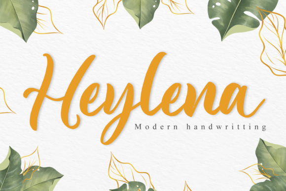 Heylena: A Versatile Brushed Script Font for Design Projects