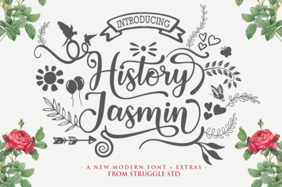 History Jasmin Font: Elegance in Every Curve
