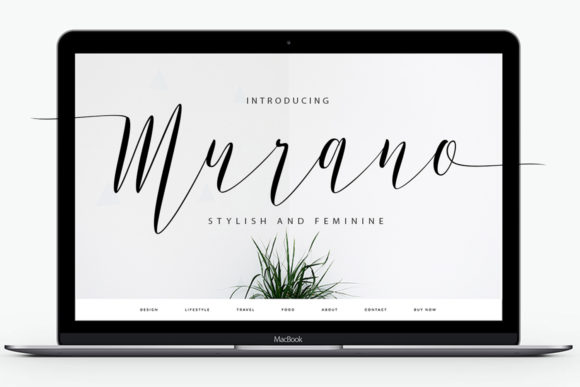 Introducing Murano: A Delicate and Modern Script Font for Creative Professionals