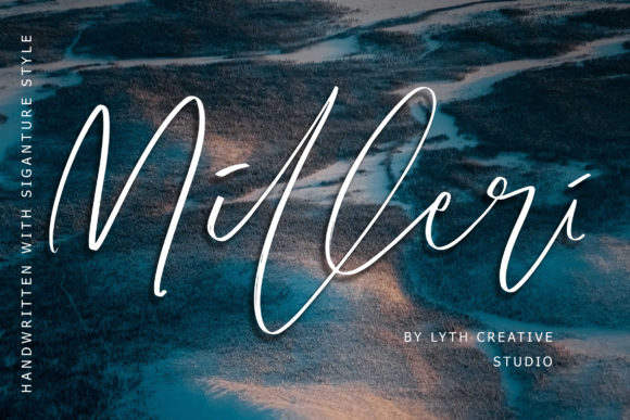 Milleri: A Thin and Flowing Handwritten Font for Authentic Design
