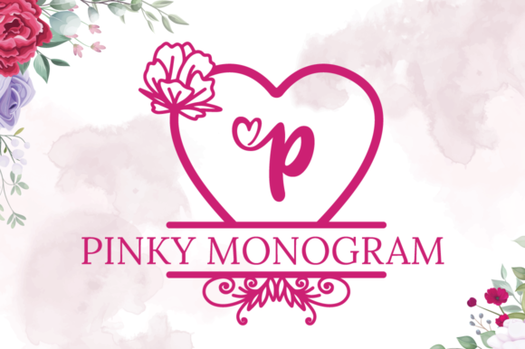 Pinky Monogram: A Delicate Touch for Creative Projects