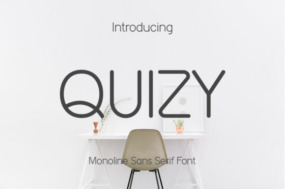 Quizy Font: A Minimalist Sans Serif for Modern Design