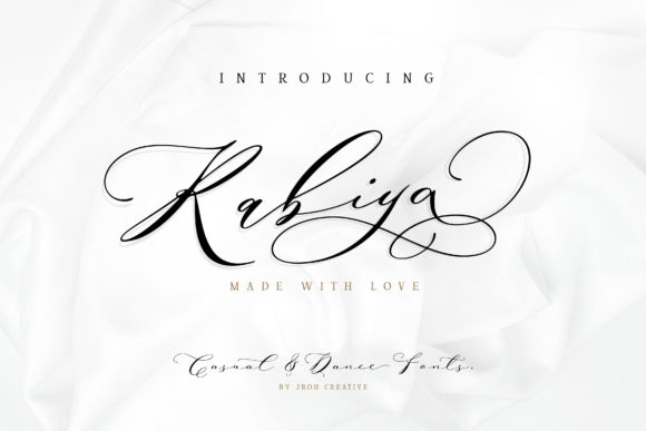 Rabiya Font: A Delicate and Elegant Handwritten Style