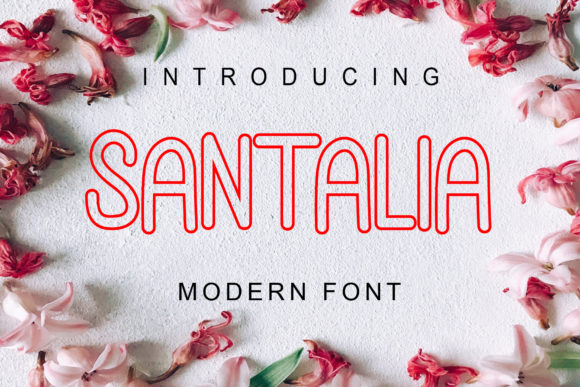 Santalia: A Unique Handwritten Font for Creative Expression