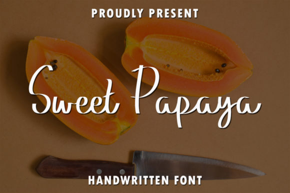 Sweet Papaya: A Handwritten Font That Adds Personality to Your Designs