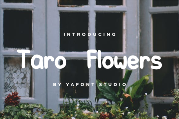 Taro Flowers Font: A Casual Handwritten Style That Adds Personality to Your Designs