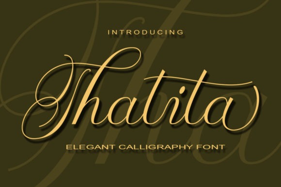 Thalita: A Luxurious Calligraphy Font for Personalized Design
