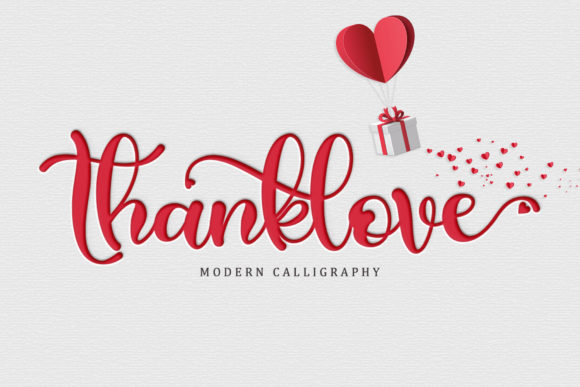 Thanklove: A Font That Speaks the Language of Love and Creativity