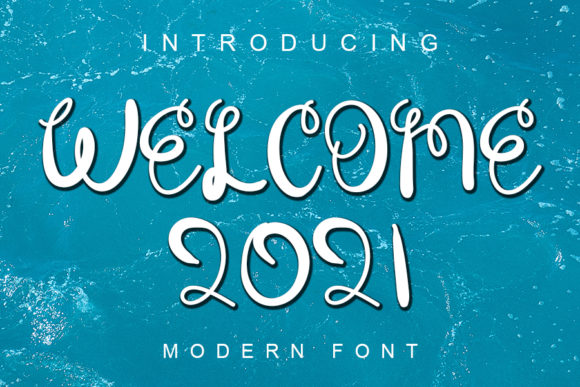 Welcome 2021 Script Font
